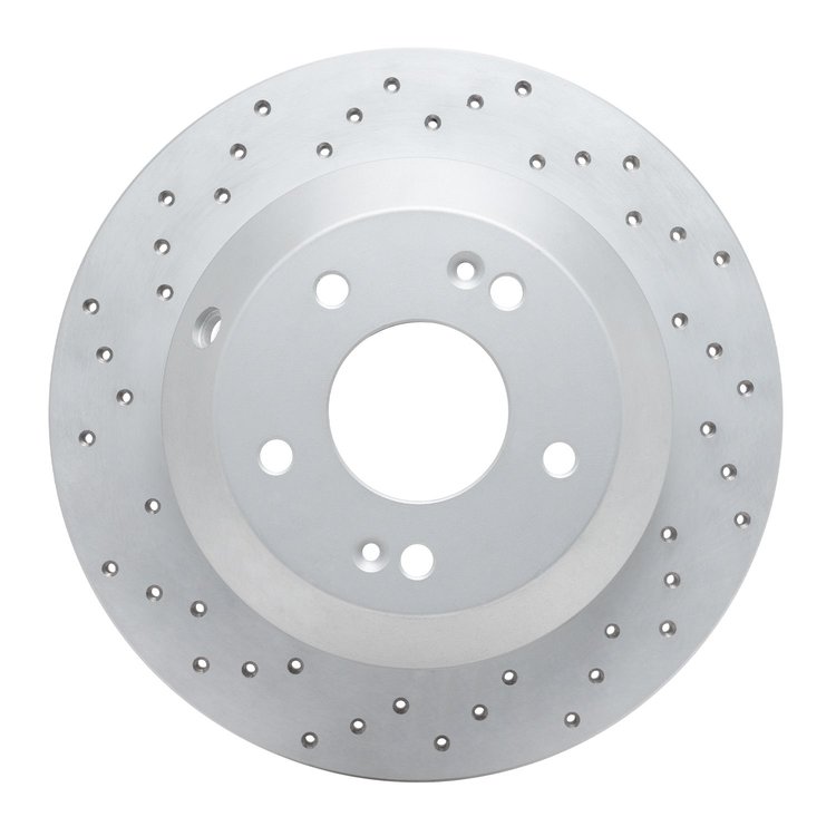 820-21029L Geoperformance Drilled Brake Rotor, 2015-2020 Kia/Hyundai/Genesis, Position: Rear Left
