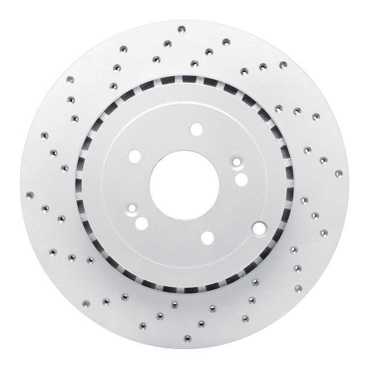 820-21039L Geoperformance Drilled Brake Rotor, Fits Select Kia/Hyundai/Genesis, Position: Rear Left