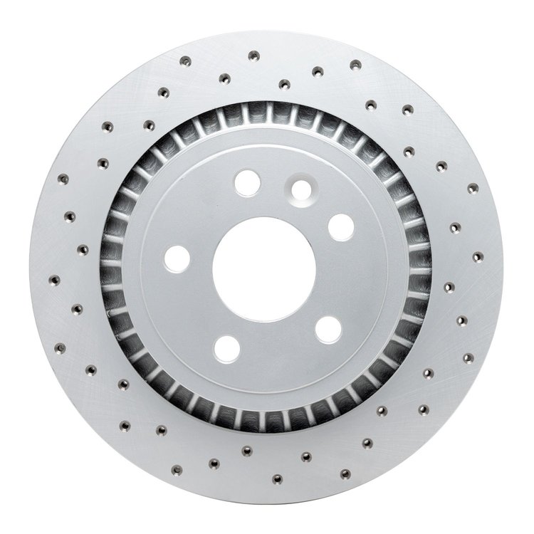 820-27044L Geoperformance Drilled Brake Rotor, 2010-2017 Volvo, Position: Rear Left