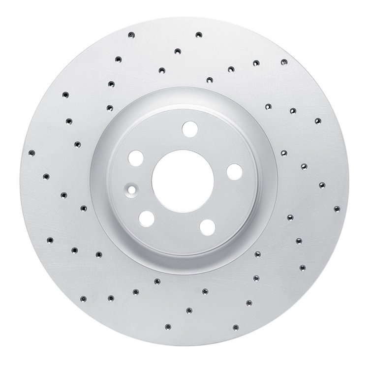 820-27051L Geoperformance Drilled Brake Rotor, Fits Select Multiple Makes/Models, Position: Front Left