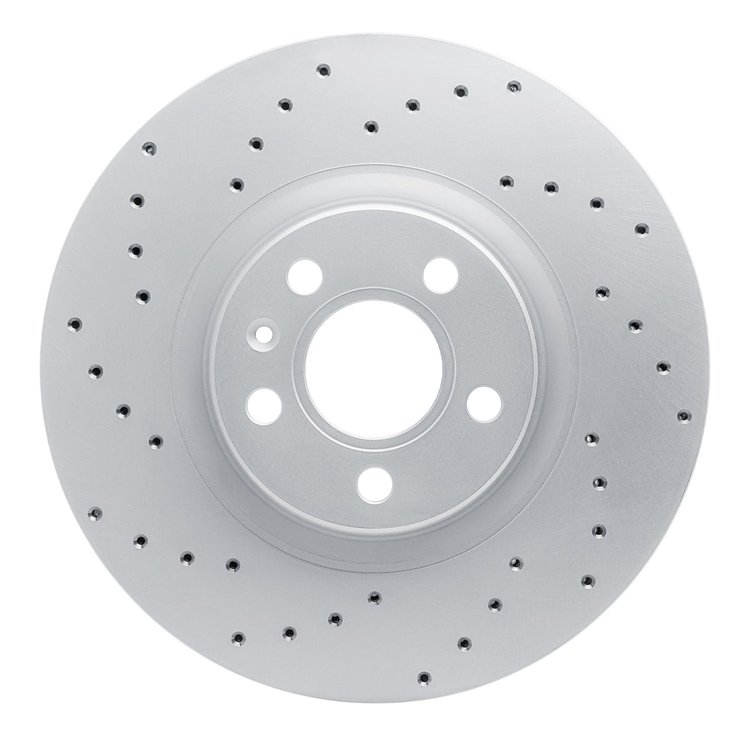 820-27059L Geoperformance Drilled Brake Rotor, Fits Select Volvo, Position: Front Left
