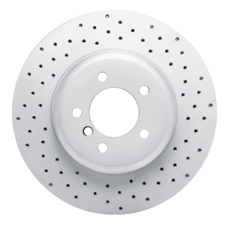820-31063R Geoperformance Drilled Brake Rotor, 2004-2010 BMW, Position: Front Right