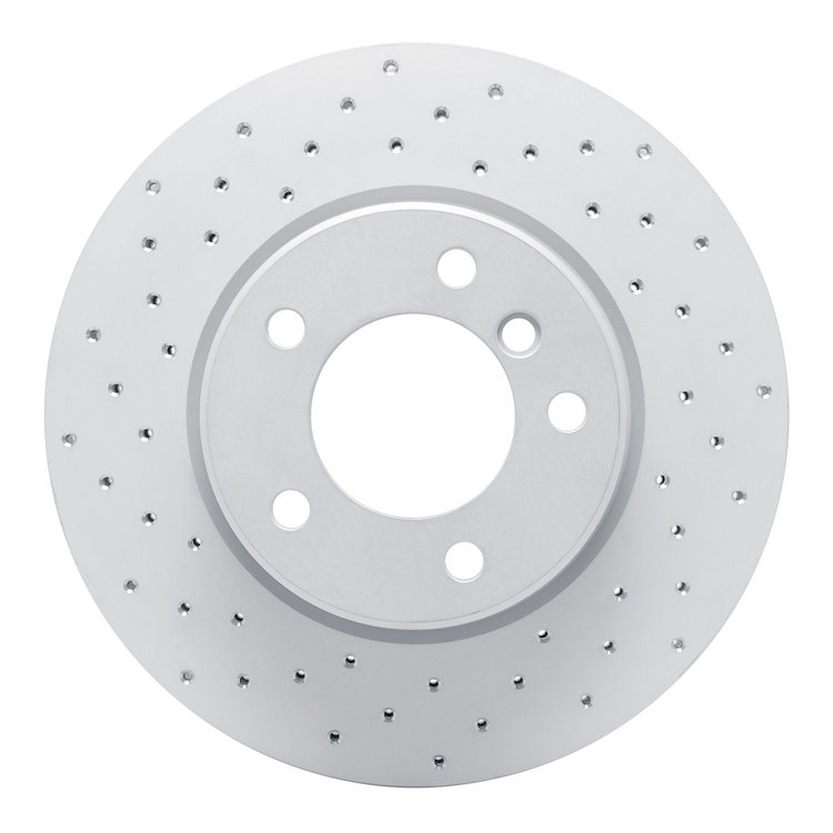820-31065L Geoperformance Drilled Brake Rotor, 2004-2010 BMW, Position: Front Left