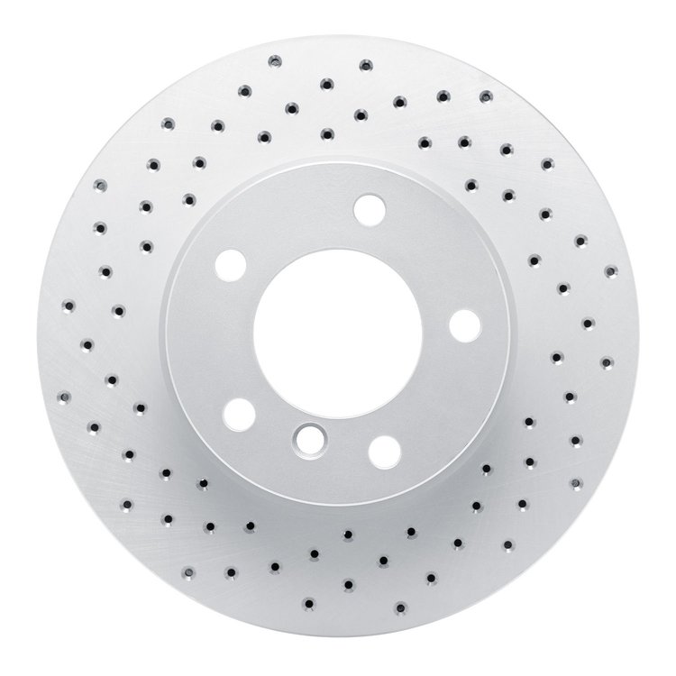 820-31067L Geoperformance Drilled Brake Rotor, 2006-2013 BMW, Position: Front Left