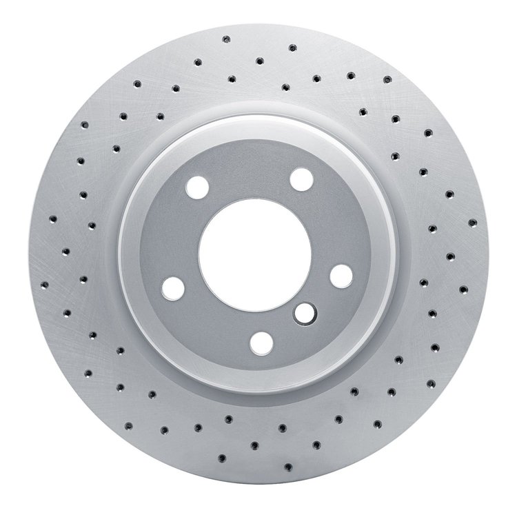820-31070L Geoperformance Drilled Brake Rotor, 2006-2015 BMW, Position: Rear Left