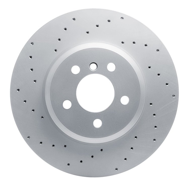 820-31097L Geoperformance Drilled Brake Rotor, 2011-2019 BMW, Position: Front Left