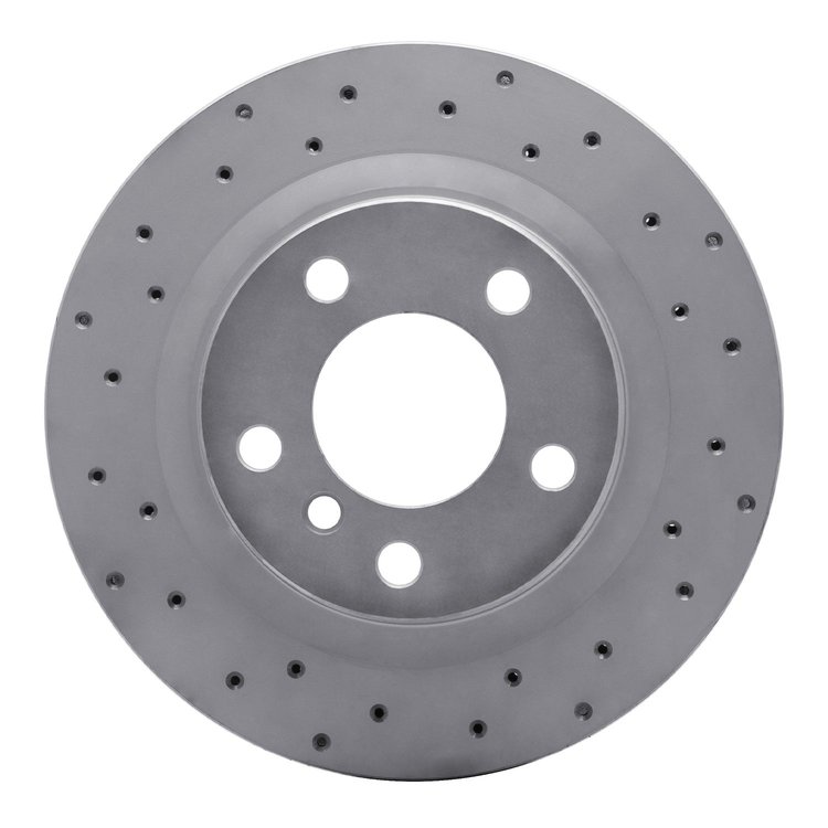 820-31111L Geoperformance Drilled Brake Rotor, 2012-2021 BMW, Position: Rear Left
