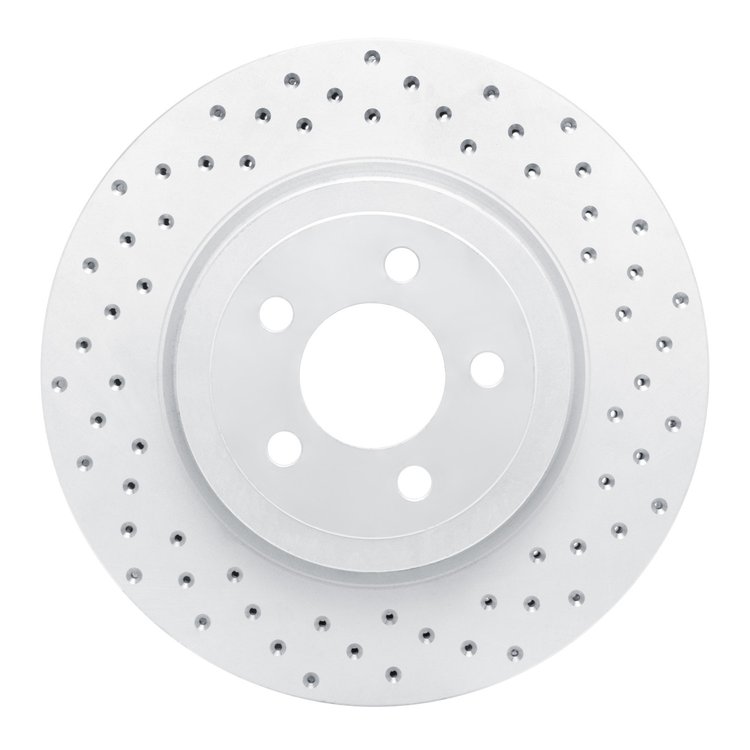820-39017R Geoperformance Drilled Brake Rotor, Fits Select Mopar, Position: Front Right