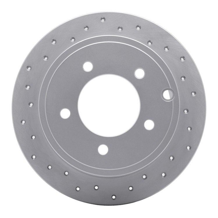 820-39022L Geoperformance Drilled Brake Rotor, 2007-2017 Multiple Makes/Models, Position: Rear Left