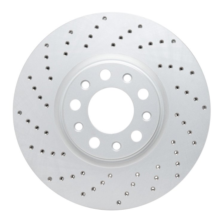 820-39025L Geoperformance Drilled Brake Rotor, Fits Select Mopar, Position: Front Left