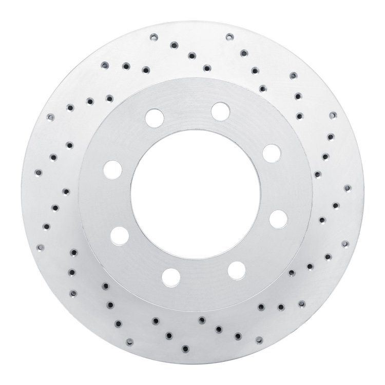 820-40102R Geoperformance Drilled Brake Rotor, 2003-2008 Mopar, Position: Front Right