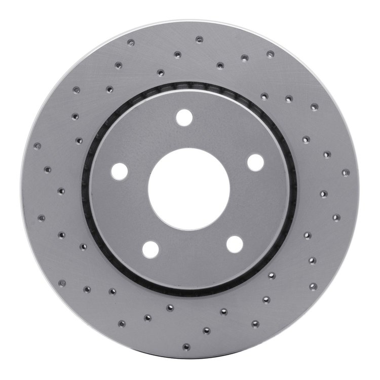 820-40107L Geoperformance Drilled Brake Rotor, 2008-2016 Multiple Makes/Models, Position: Front Left