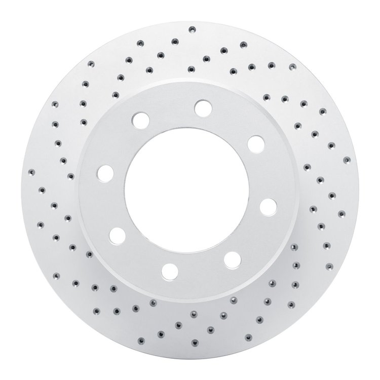 820-40110L Geoperformance Drilled Brake Rotor, Fits Select Mopar, Position: Front Left