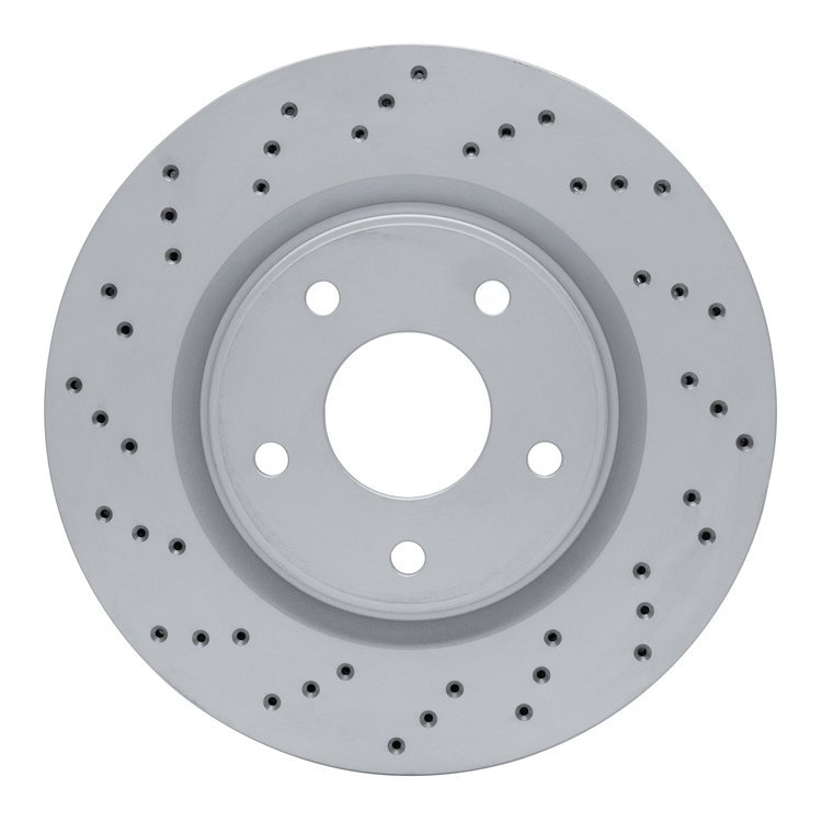 820-40112L Geoperformance Drilled Brake Rotor, Fits Select Multiple Makes/Models, Position: Front Left