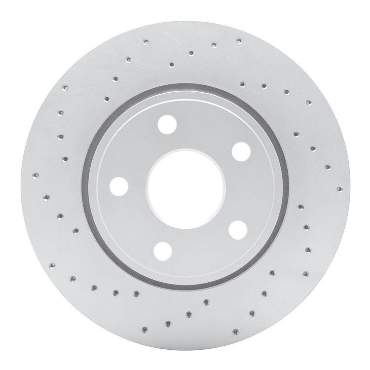 820-42005L Geoperformance Drilled Brake Rotor, Fits Select Mopar, Position: Front Left