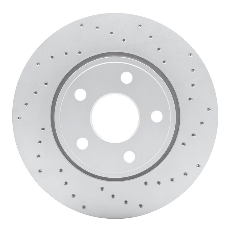 820-42005R Geoperformance Drilled Brake Rotor, Fits Select Mopar, Position: Front Right