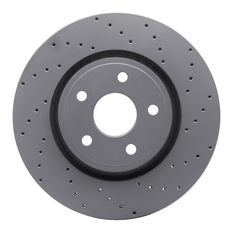 820-42007R Geoperformance Drilled Brake Rotor, Fits Select Mopar, Position: Front Right