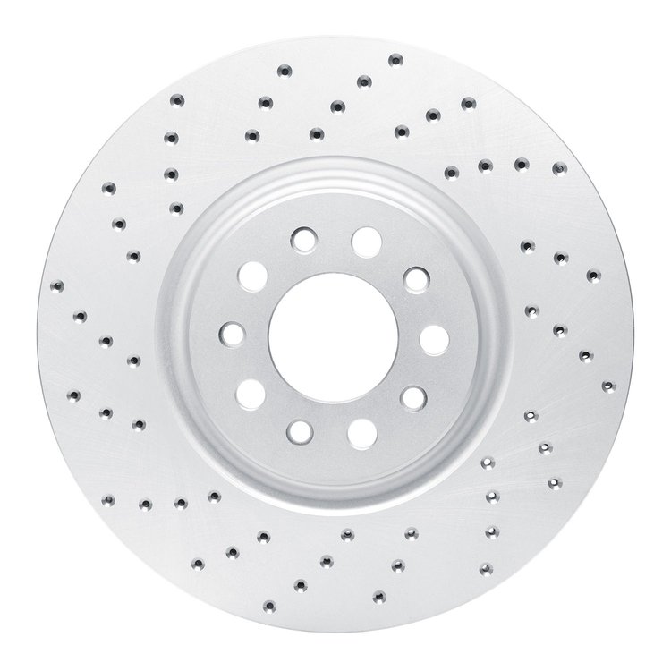 820-42013L Geoperformance Drilled Brake Rotor, Fits Select Mopar, Position: Front Left
