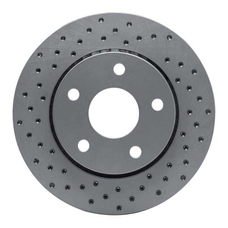 820-42030L Geoperformance Drilled Brake Rotor, 2007-2018 Mopar, Position: Front Left