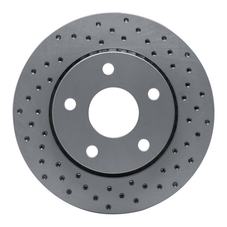 820-42030R Geoperformance Drilled Brake Rotor, 2007-2018 Mopar, Position: Front Right