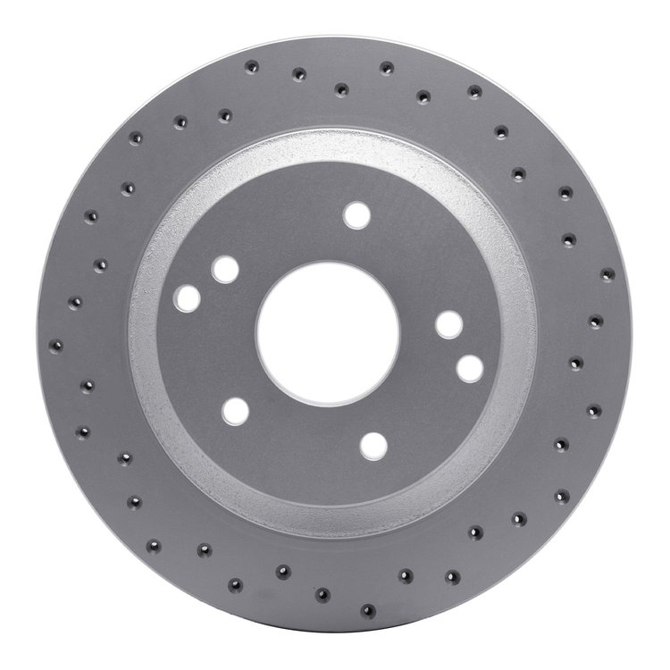 820-47022R Geoperformance Drilled Brake Rotor, 1988-1996 GM, Position: Rear Right