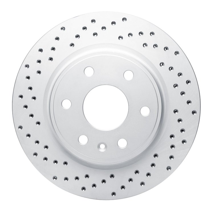 820-48054L Geoperformance Drilled Brake Rotor, 2007-2017 GM, Position: Front Left