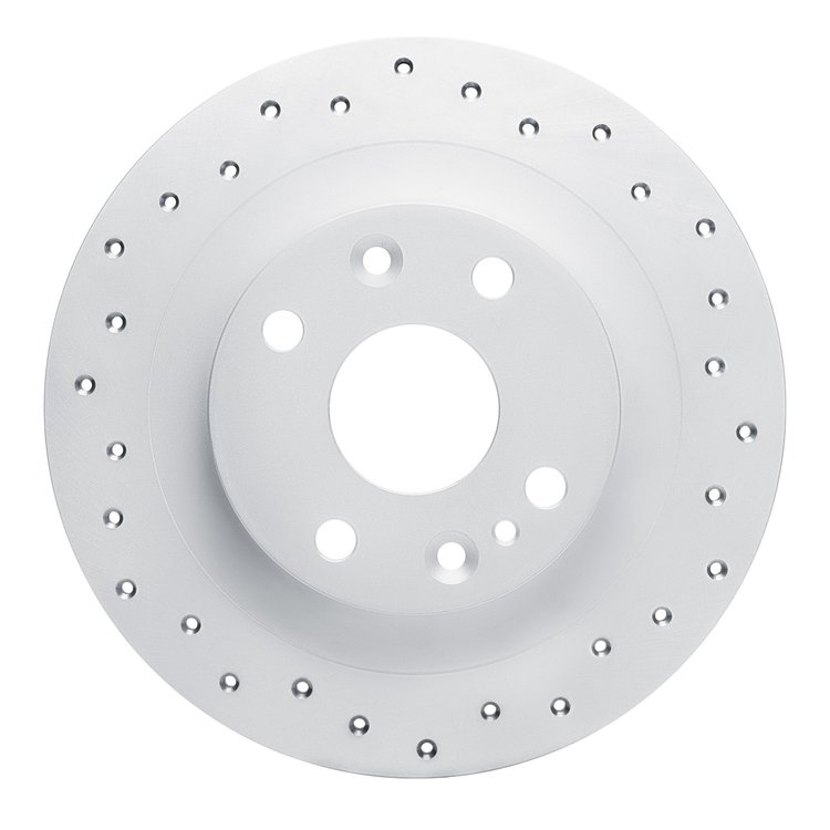 820-54003R Geoperformance Drilled Brake Rotor, 1990-2003 Ford/Lincoln/Mercury/Mazda, Position: Rear Right