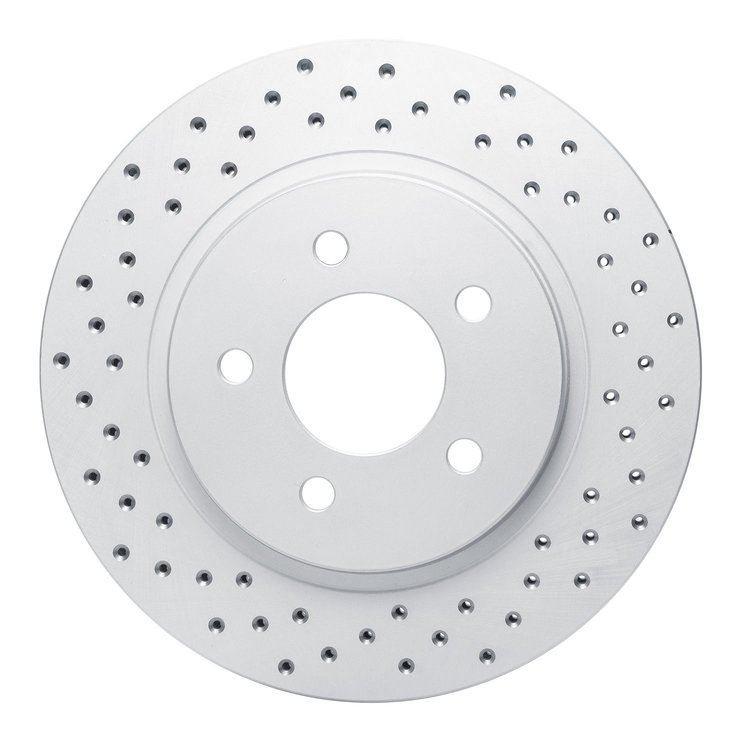 820-54058L Geoperformance Drilled Brake Rotor, 2005-2014 Ford/Lincoln/Mercury/Mazda, Position: Rear Left