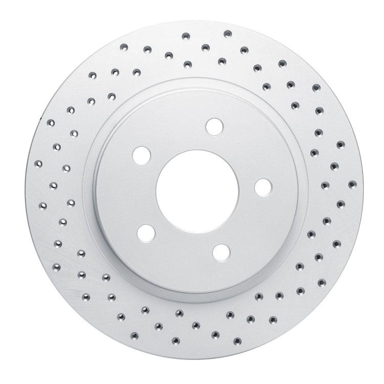 820-54058R Geoperformance Drilled Brake Rotor, 2005-2014 Ford/Lincoln/Mercury/Mazda, Position: Rear Right