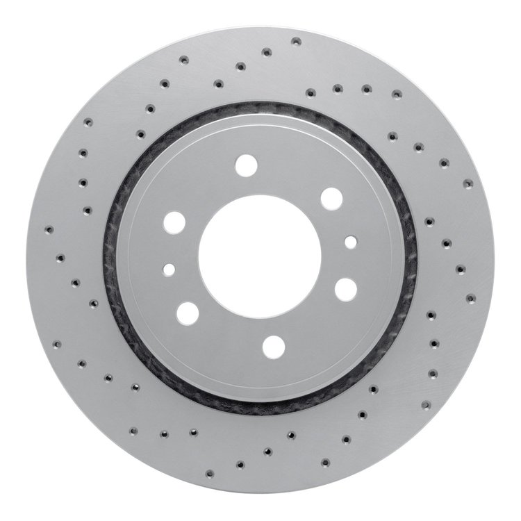 820-54204L Geoperformance Drilled Brake Rotor, 2007-2021 Ford/Lincoln/Mercury/Mazda, Position: Front Left