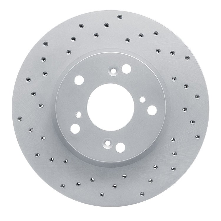 820-59042L Geoperformance Drilled Brake Rotor, 1998-2021 Acura/Honda, Position: Front Left