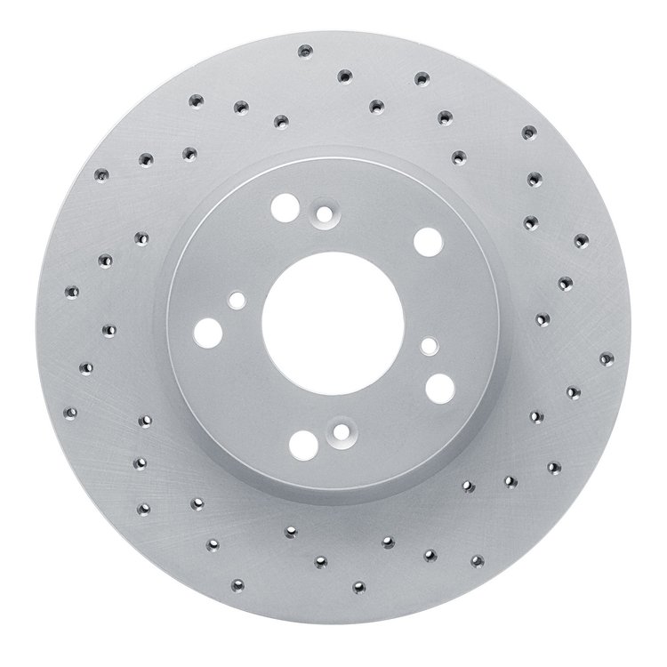 820-59042R Geoperformance Drilled Brake Rotor, 1998-2021 Acura/Honda, Position: Front Right