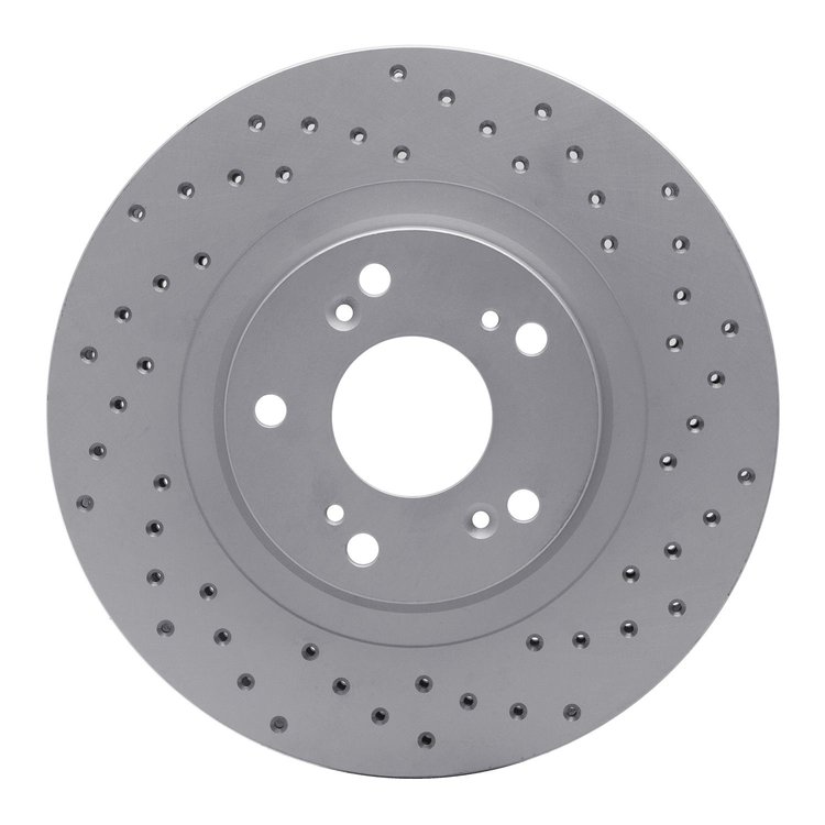 820-59045R Geoperformance Drilled Brake Rotor, 2002-2015 Acura/Honda, Position: Front Right
