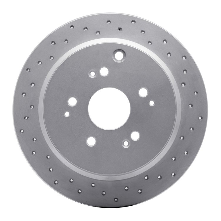 820-59047R Geoperformance Drilled Brake Rotor, 2002-2004 Acura/Honda, Position: Rear Right