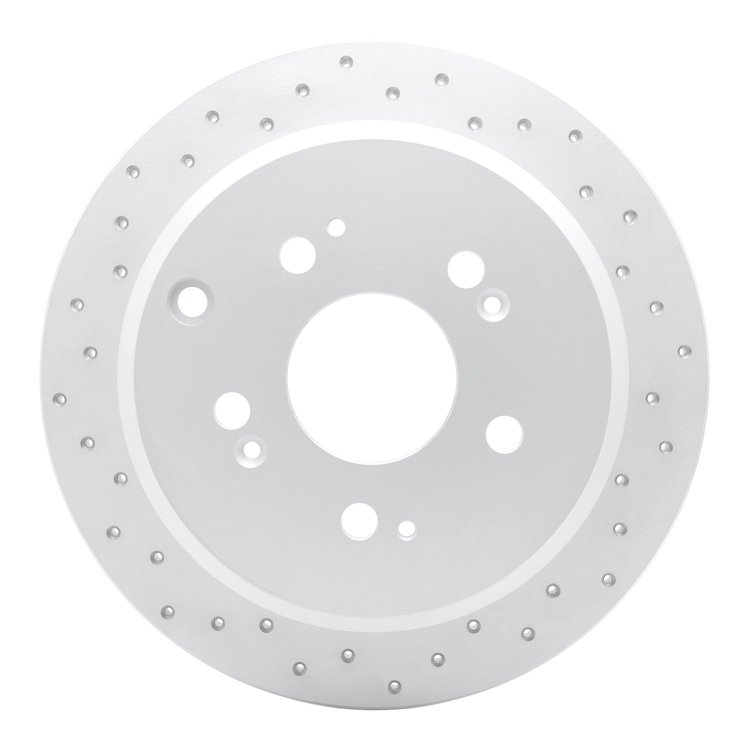 820-59050L Geoperformance Drilled Brake Rotor, 2005-2010 Acura/Honda, Position: Rear Left