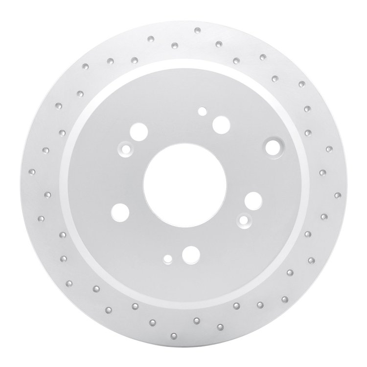 820-59050R Geoperformance Drilled Brake Rotor, 2005-2010 Acura/Honda, Position: Rear Right