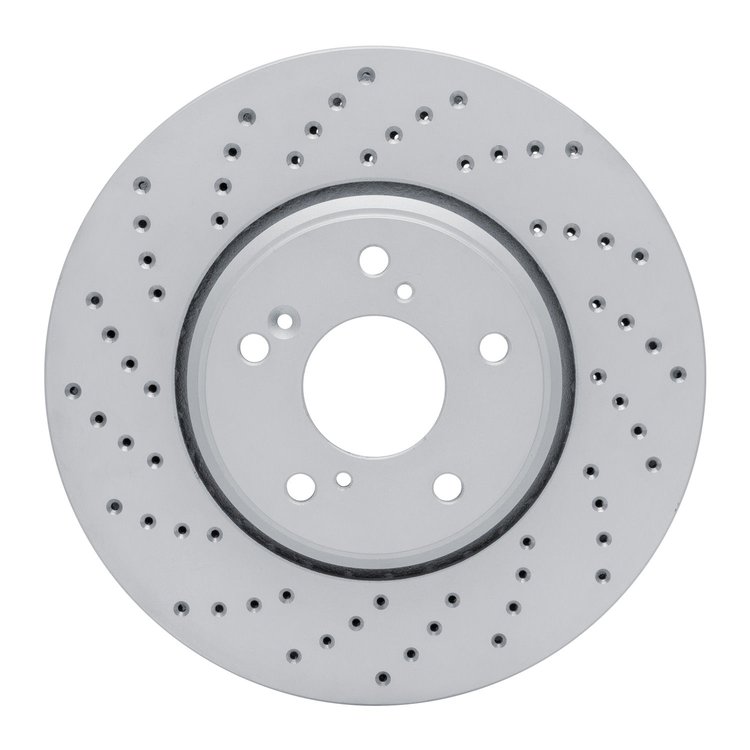 820-59063L Geoperformance Drilled Brake Rotor, Fits Select Acura/Honda, Position: Front Left