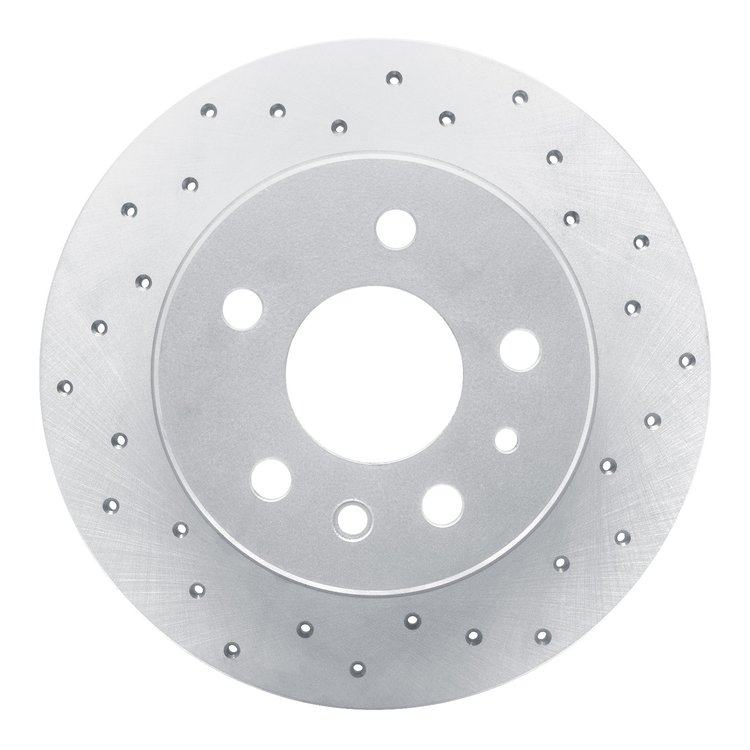 820-63003R Geoperformance Drilled Brake Rotor, 1961-1991 Mercedes-Benz, Position: Rear Right