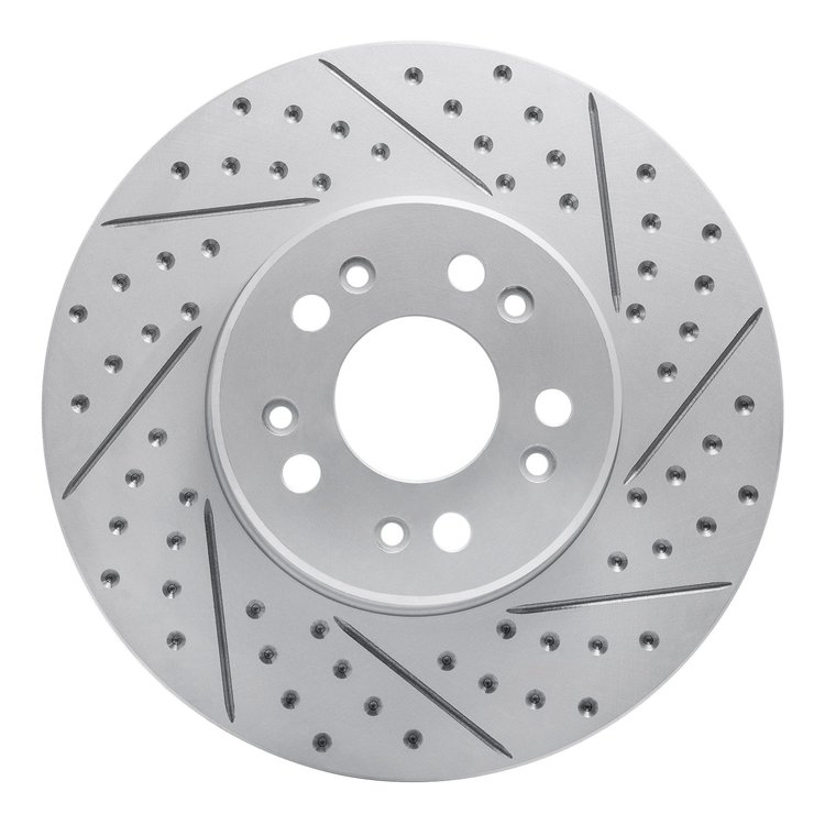 820-63023R Geoperformance Drilled Brake Rotor, 1991-1999 Mercedes-Benz, Position: Front Right