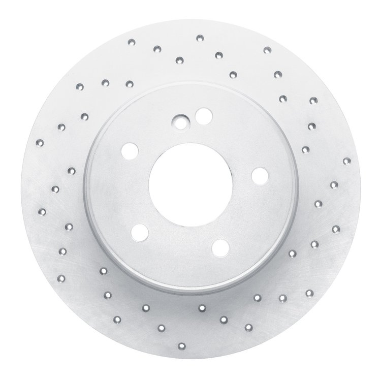 820-63032R Geoperformance Drilled Brake Rotor, 1994-2011 Mercedes-Benz, Position: Rear Right
