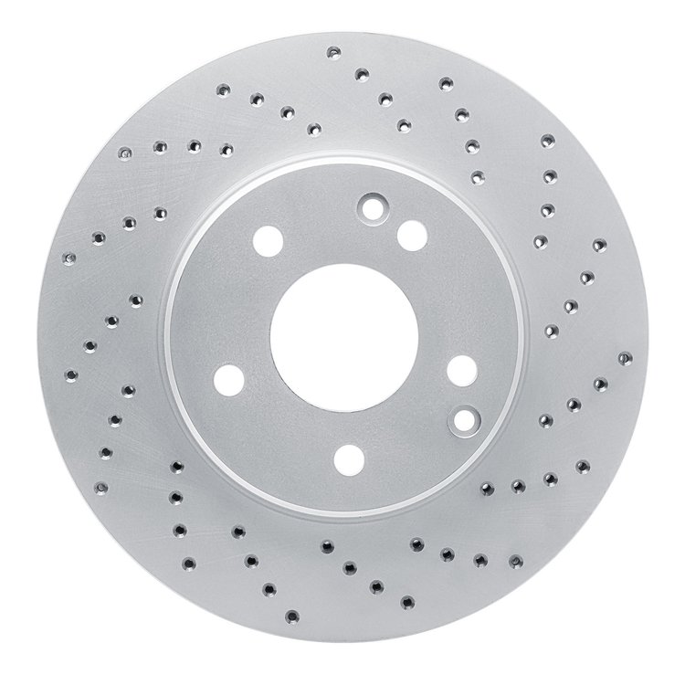 820-63047R Geoperformance Drilled Brake Rotor, 1996-2015 Mercedes-Benz, Position: Front Right