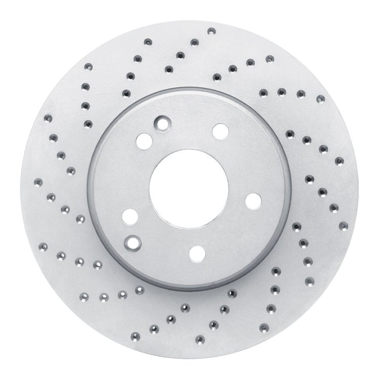 820-63048L Geoperformance Drilled Brake Rotor, 1996-2011 Multiple Makes/Models, Position: Front Left