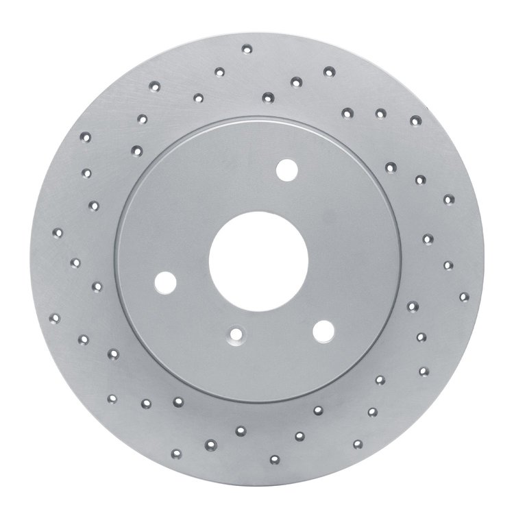 820-63090L Geoperformance Drilled Brake Rotor, 2005-2016 Smart, Position: Front Left