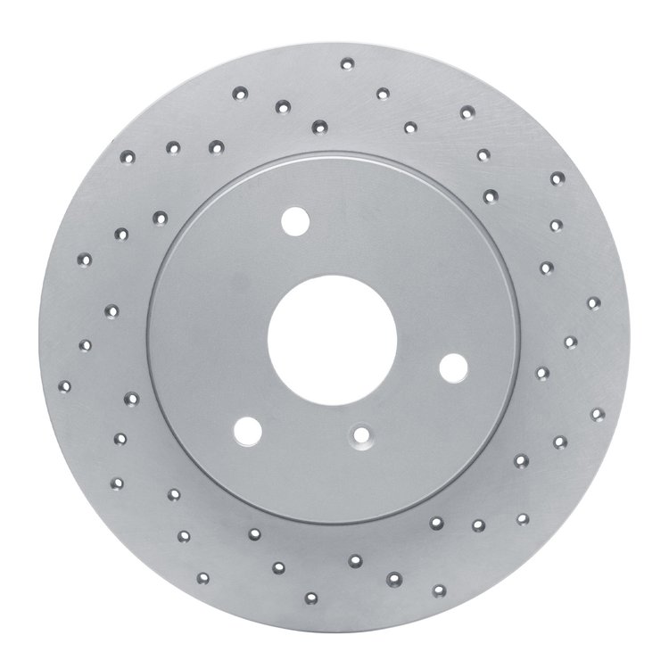 820-63090R Geoperformance Drilled Brake Rotor, 2005-2016 Smart, Position: Front Right