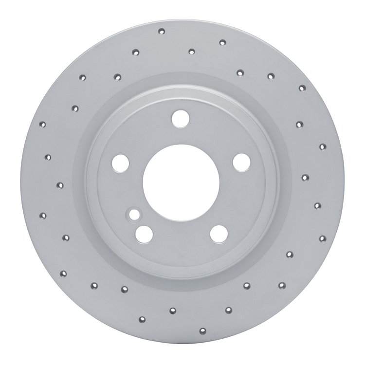 820-63099L Geoperformance Drilled Brake Rotor, 2012-2020 Mercedes-Benz, Position: Rear Left