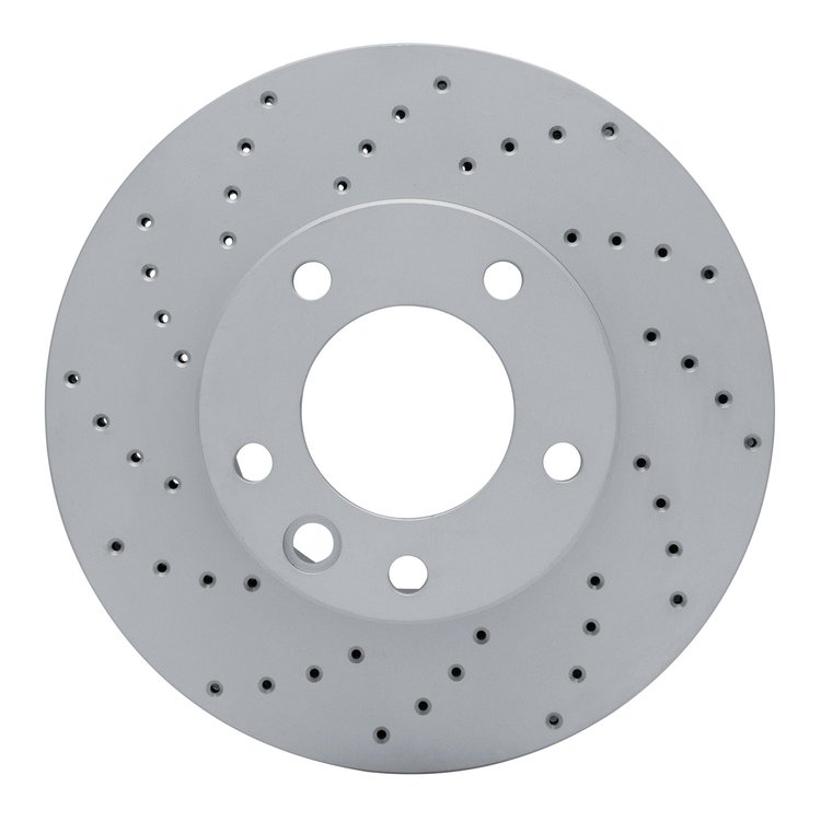 820-63135L Geoperformance Drilled Brake Rotor, 2008-2018 Mercedes-Benz, Position: Front Left