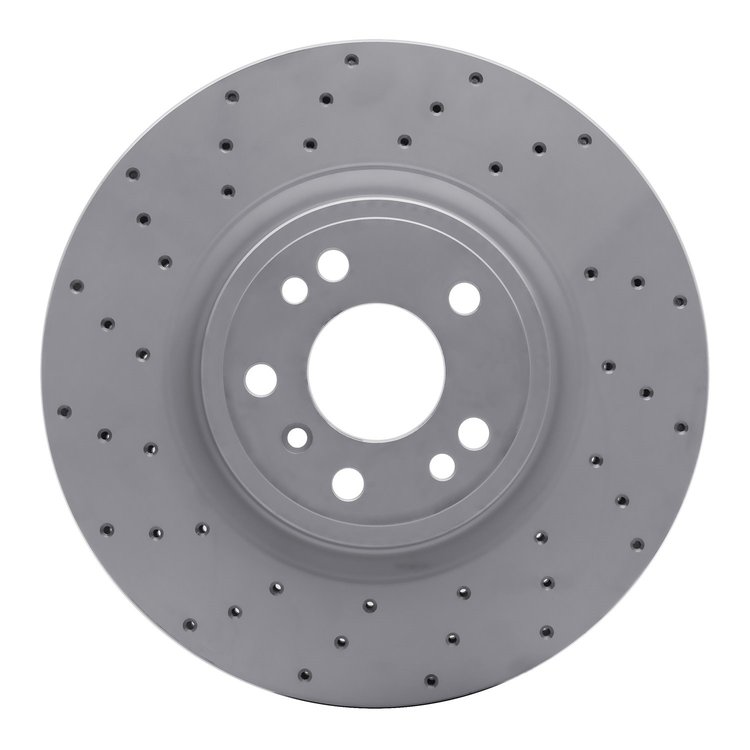 820-63144L Geoperformance Drilled Brake Rotor, 2012-2018 Mercedes-Benz, Position: Front Left
