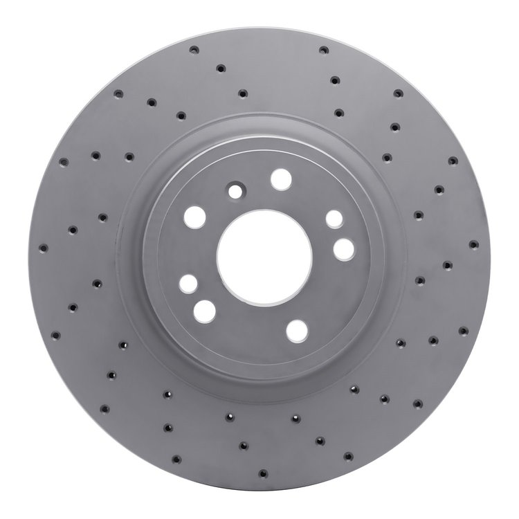 820-63144R Geoperformance Drilled Brake Rotor, 2012-2018 Mercedes-Benz, Position: Front Right