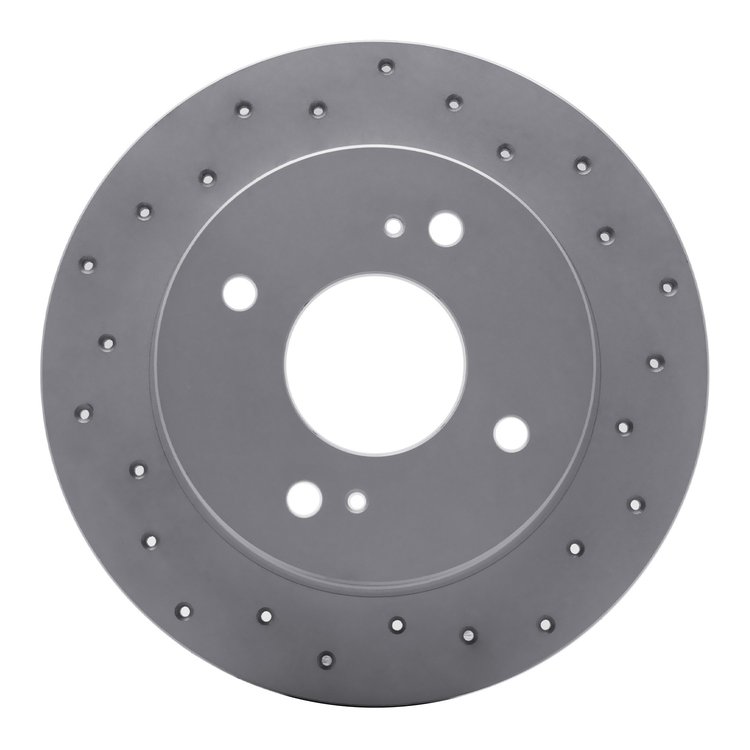 820-67036R Geoperformance Drilled Brake Rotor, 1990-2006 Infiniti/Nissan, Position: Rear Right