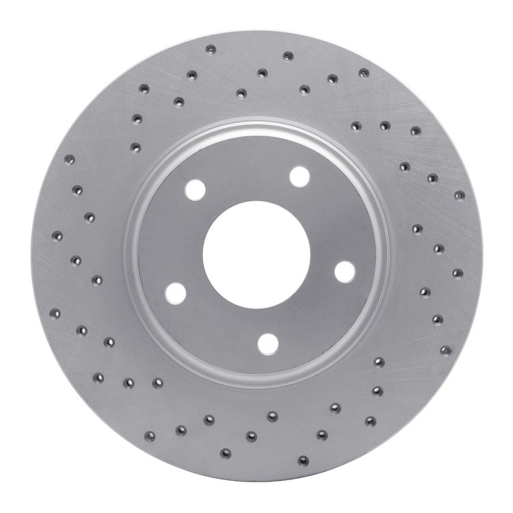 820-67049L Geoperformance Drilled Brake Rotor, 2002-2006 Infiniti/Nissan, Position: Front Left